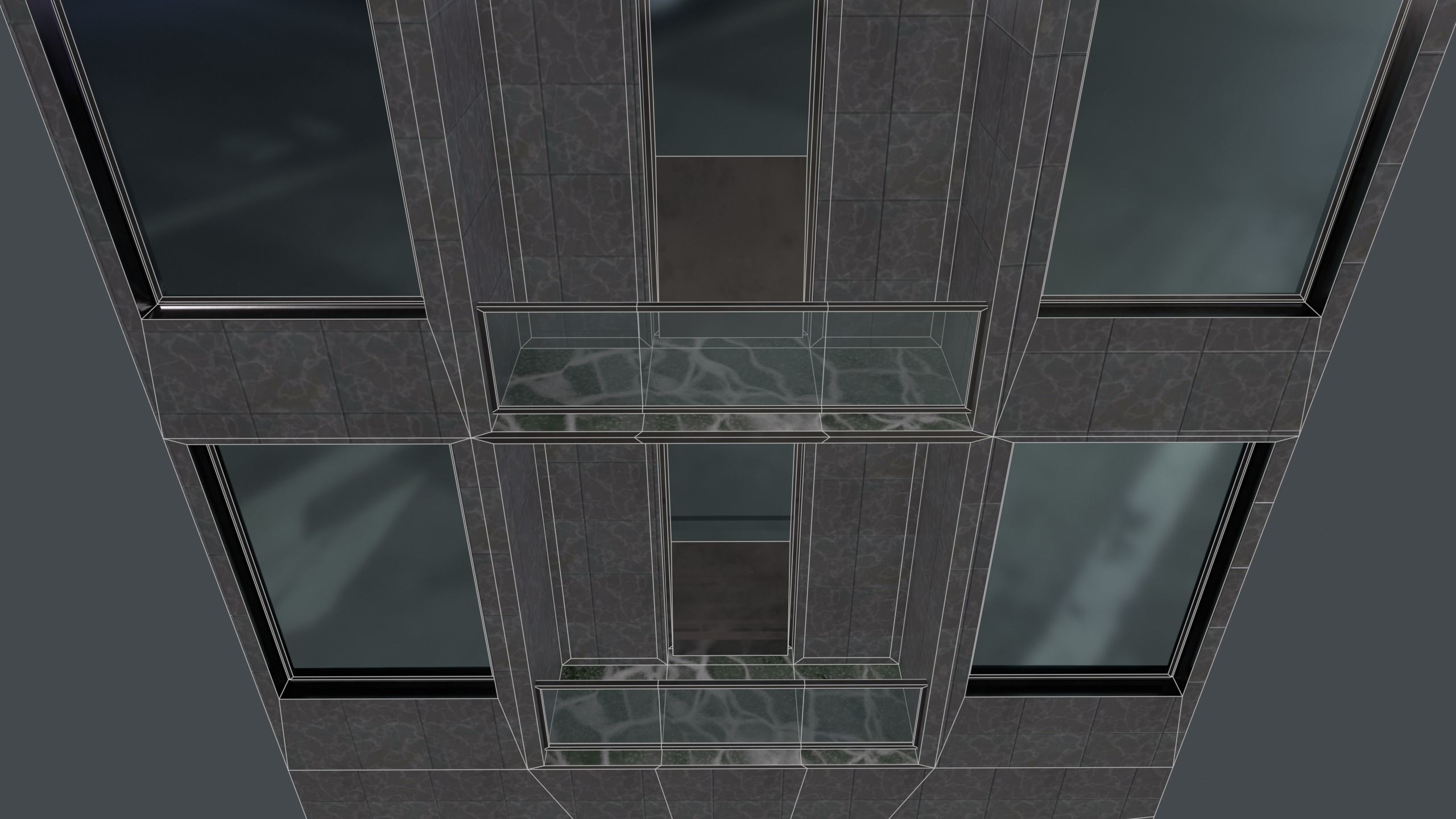 Building tall Low-poly 3D model_10