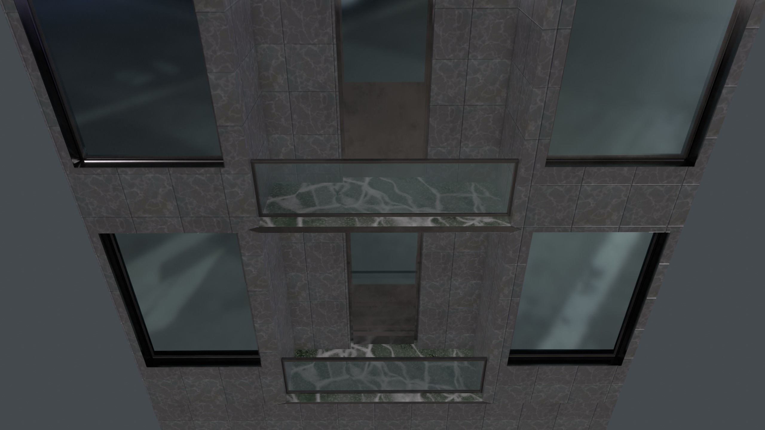 Building tall Low-poly 3D model_9