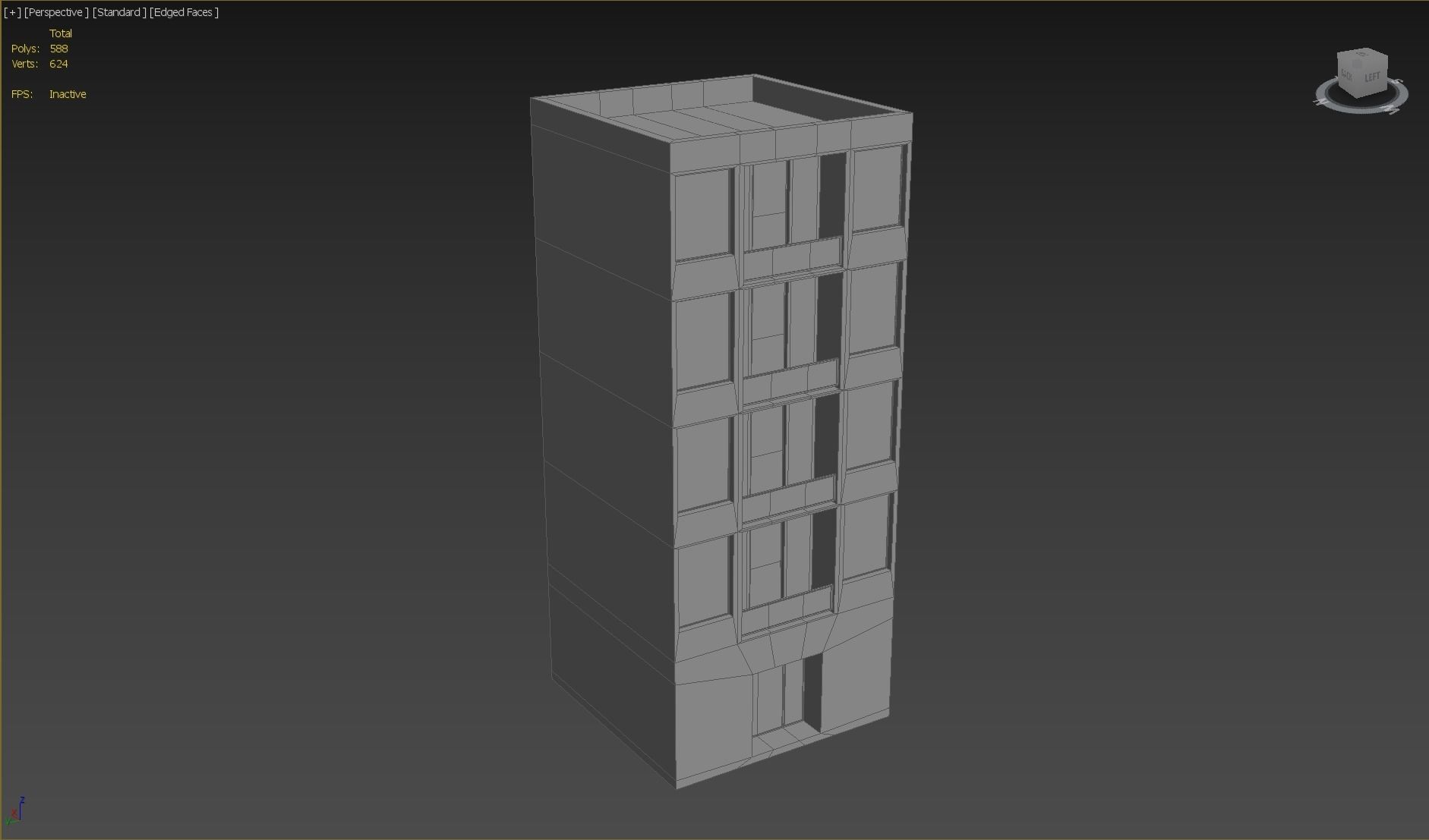 Building tall Low-poly 3D model_14