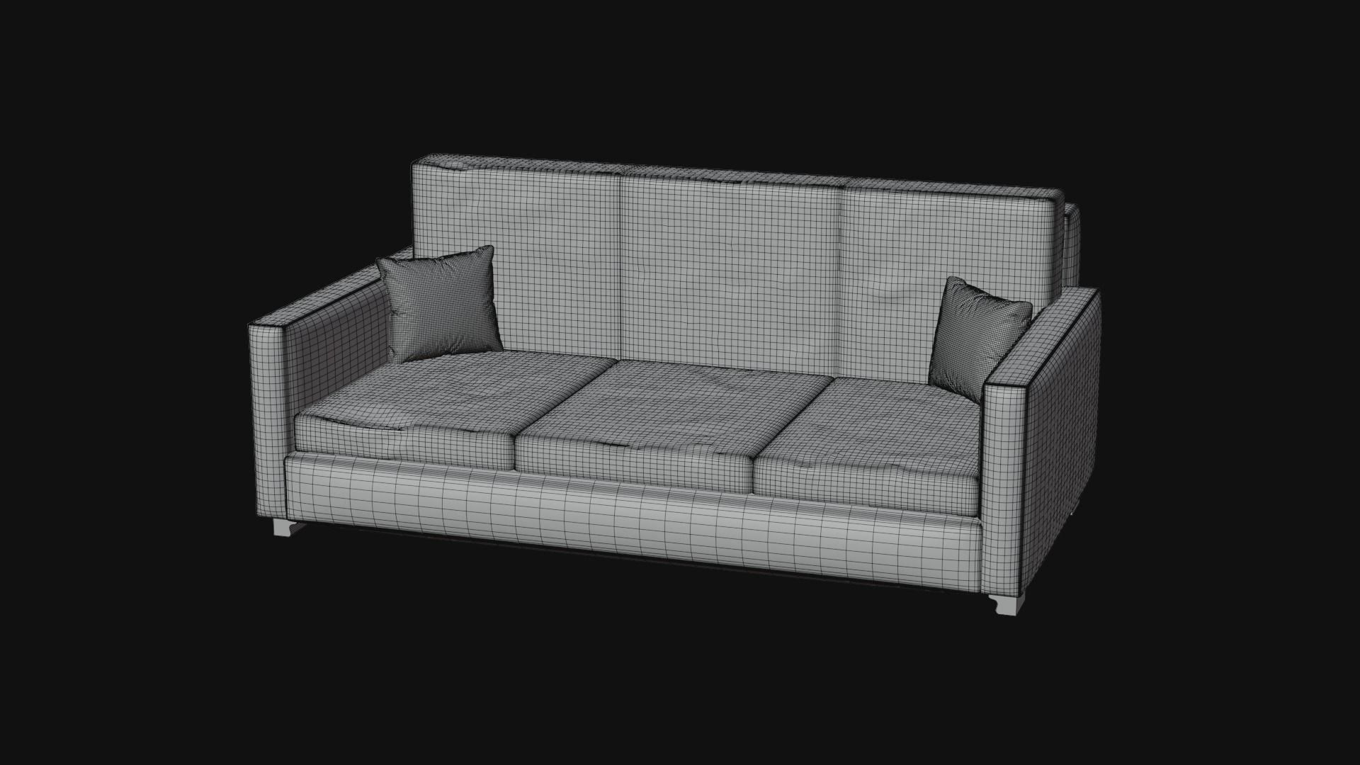 Sofa 001 by Jaloliddin 3D model_6