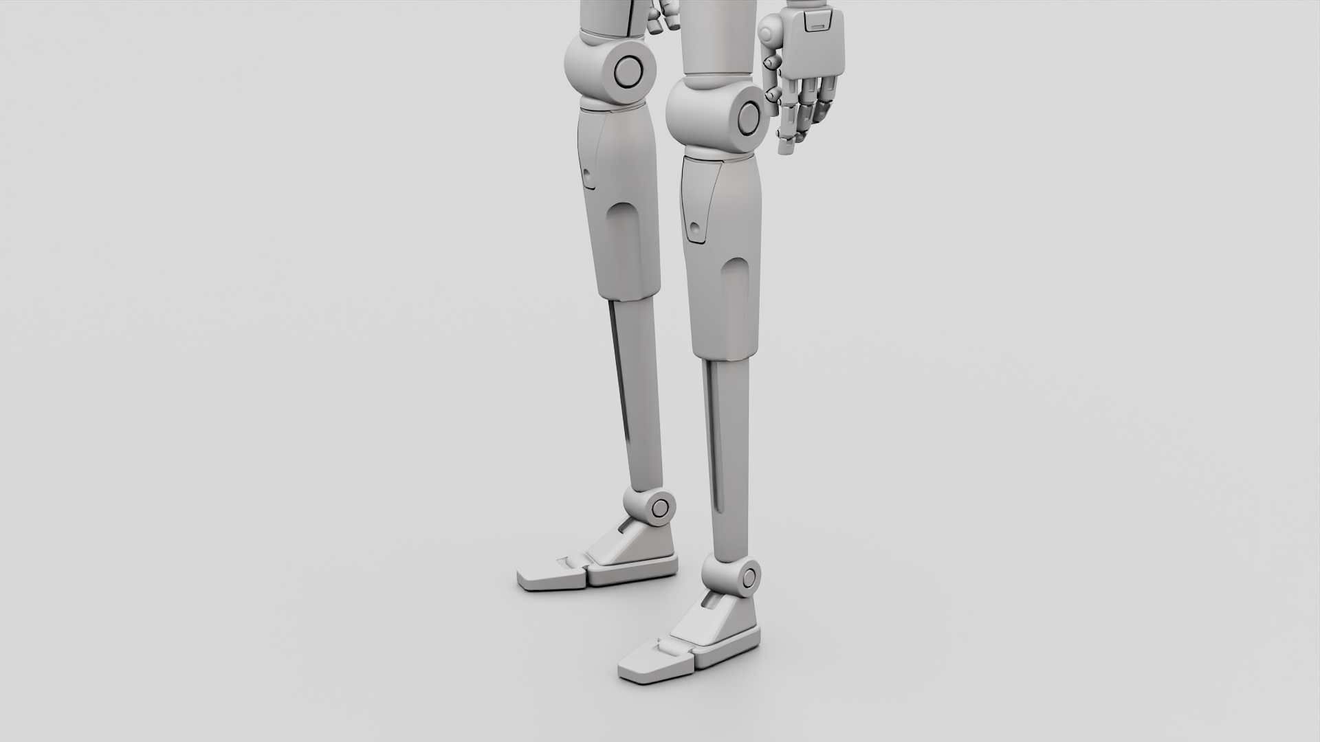 IMPERIAL PROTOCOL DROID RIGGED 3D model_34
