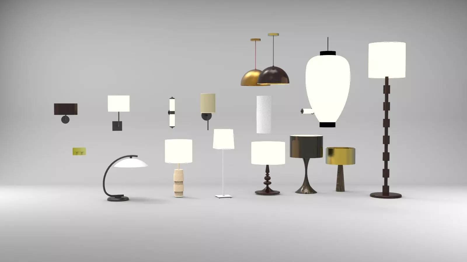 lantern W lamps - lamp 3D model_0