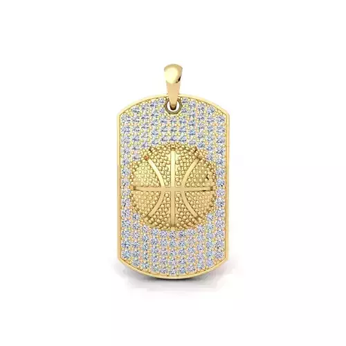 Plat With Ball Pendent 3d Model and Render 