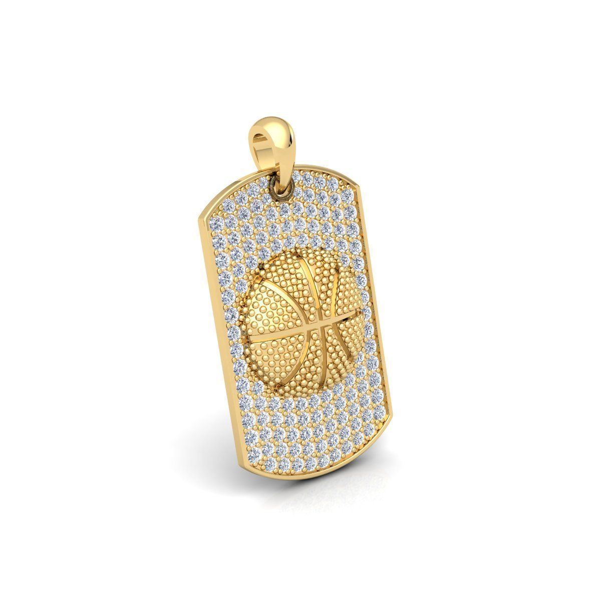 Plat With Ball Pendent 3d Model and Render 3D print model_3