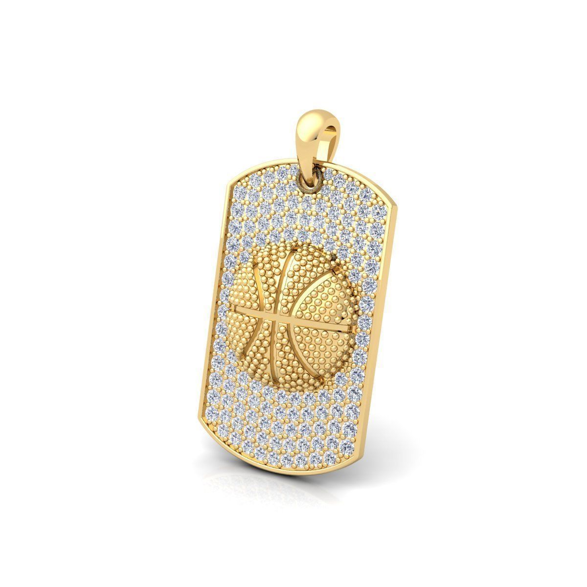 Plat With Ball Pendent 3d Model and Render 3D print model_6