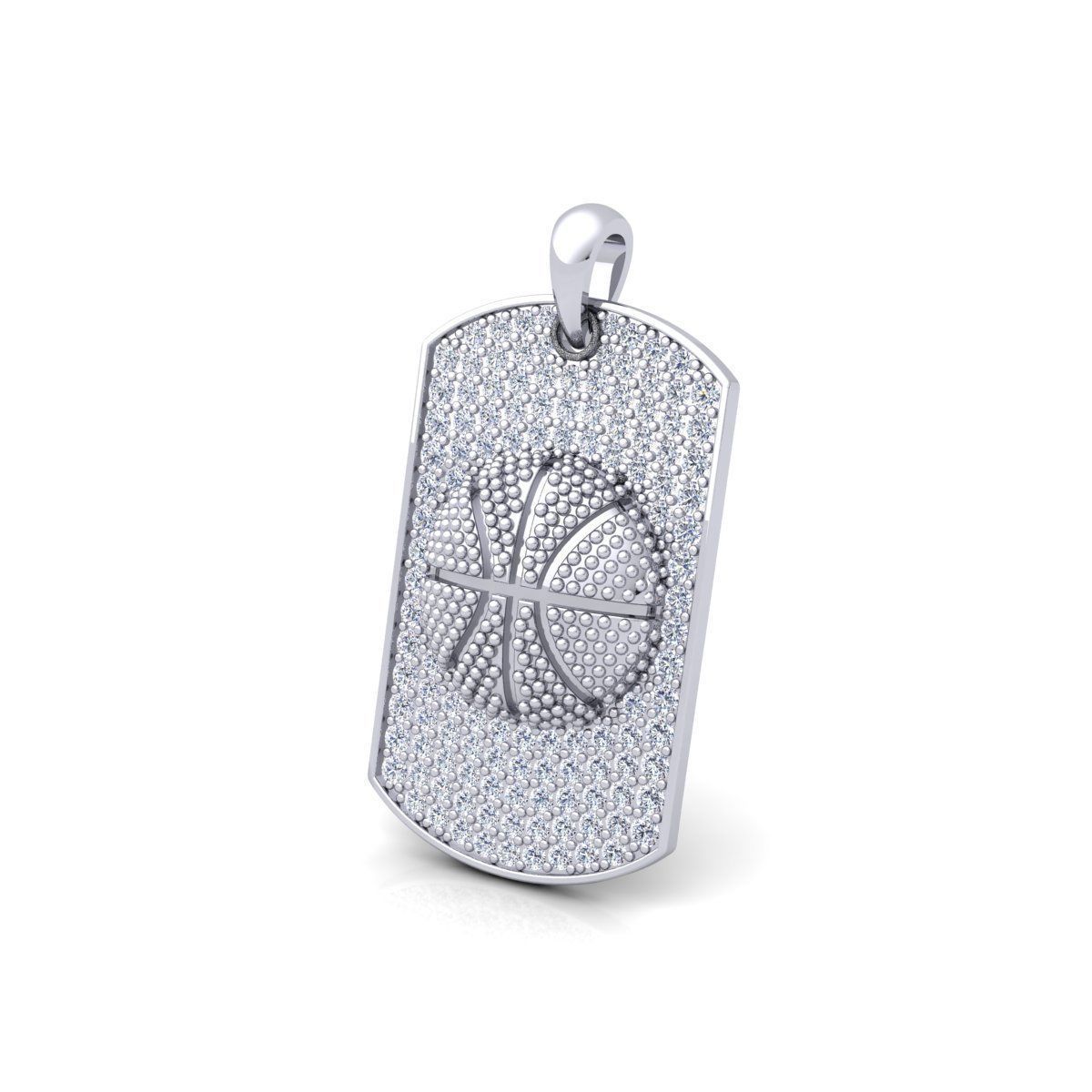 Plat With Ball Pendent 3d Model and Render 3D print model_8