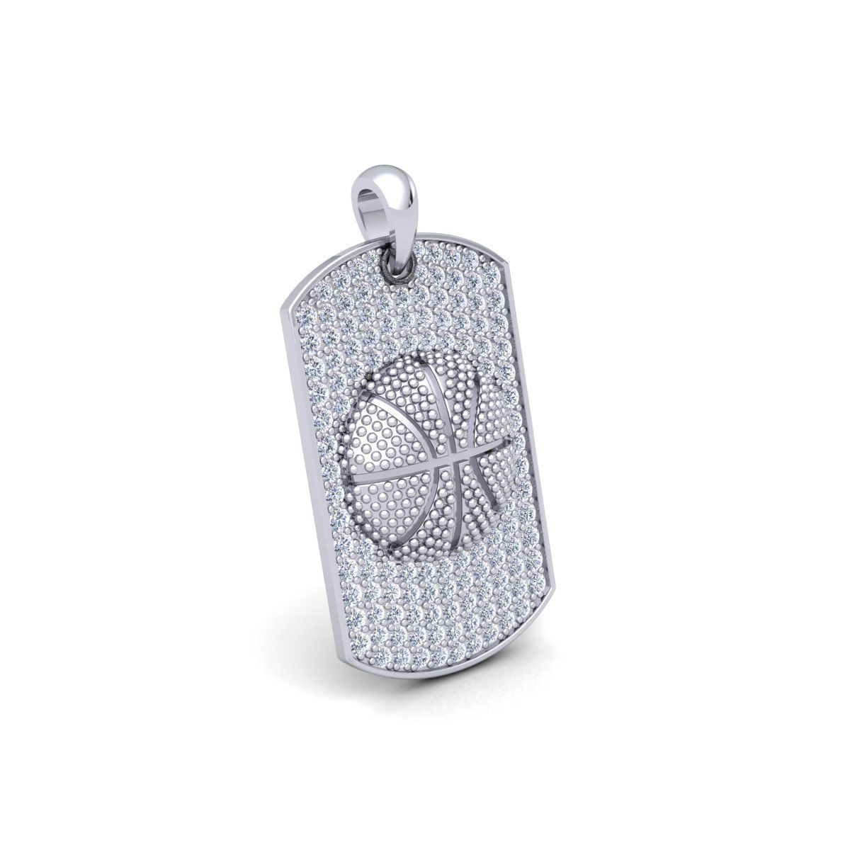 Plat With Ball Pendent 3d Model and Render 3D print model_5