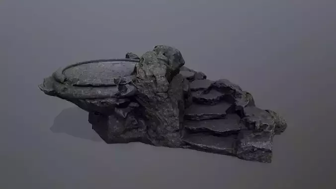 Ladder piece of rock