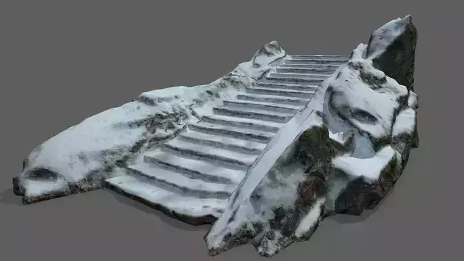 Snowy Stairs
