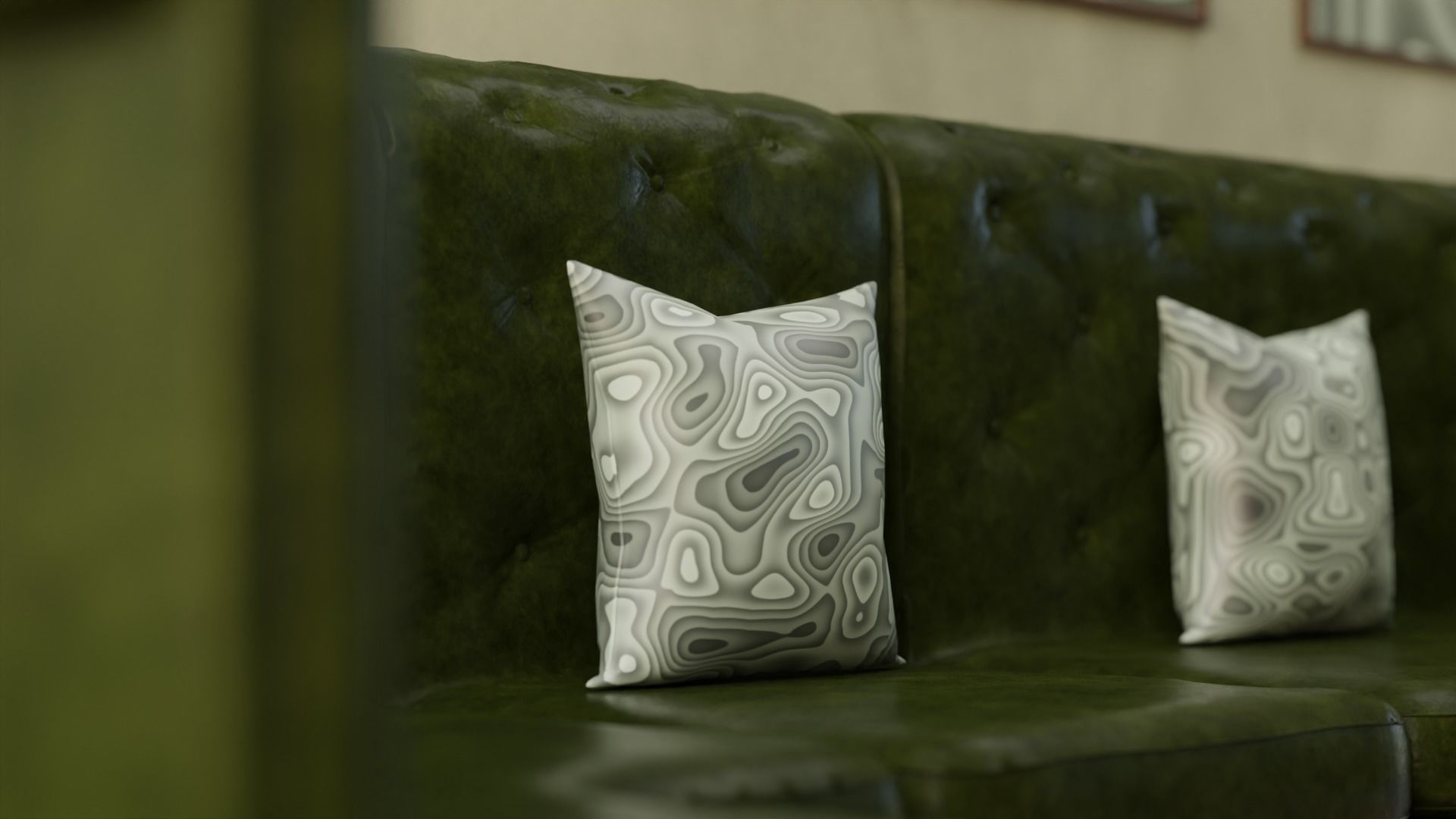 Sofa Set 06 Low-poly 3D model_16