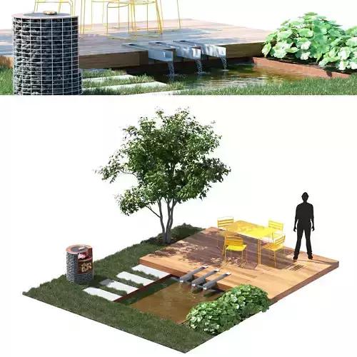 Patio tree 3D model