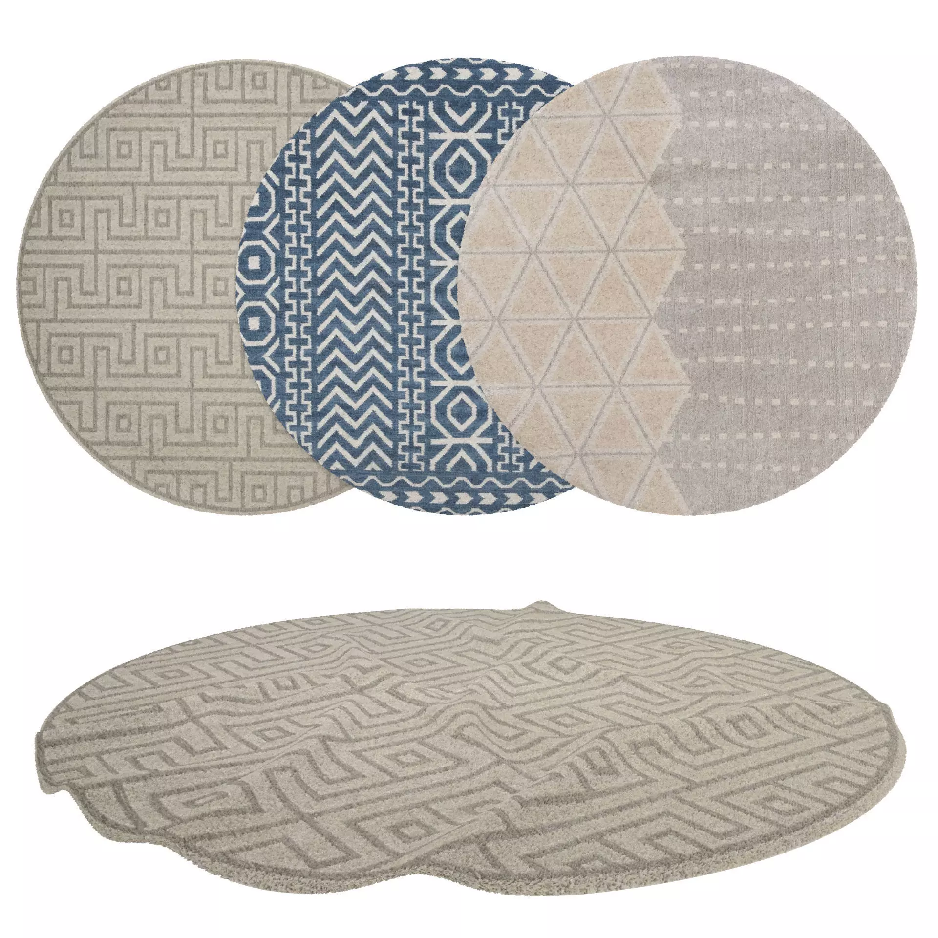 Rugs No 825 Low-poly 3D model_0