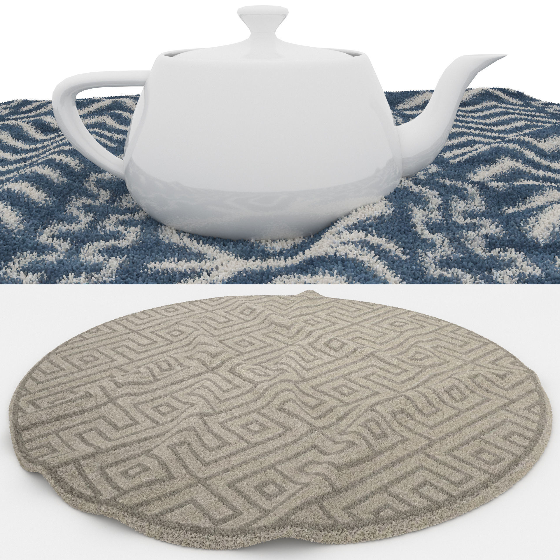 Rugs No 825 Low-poly 3D model_1