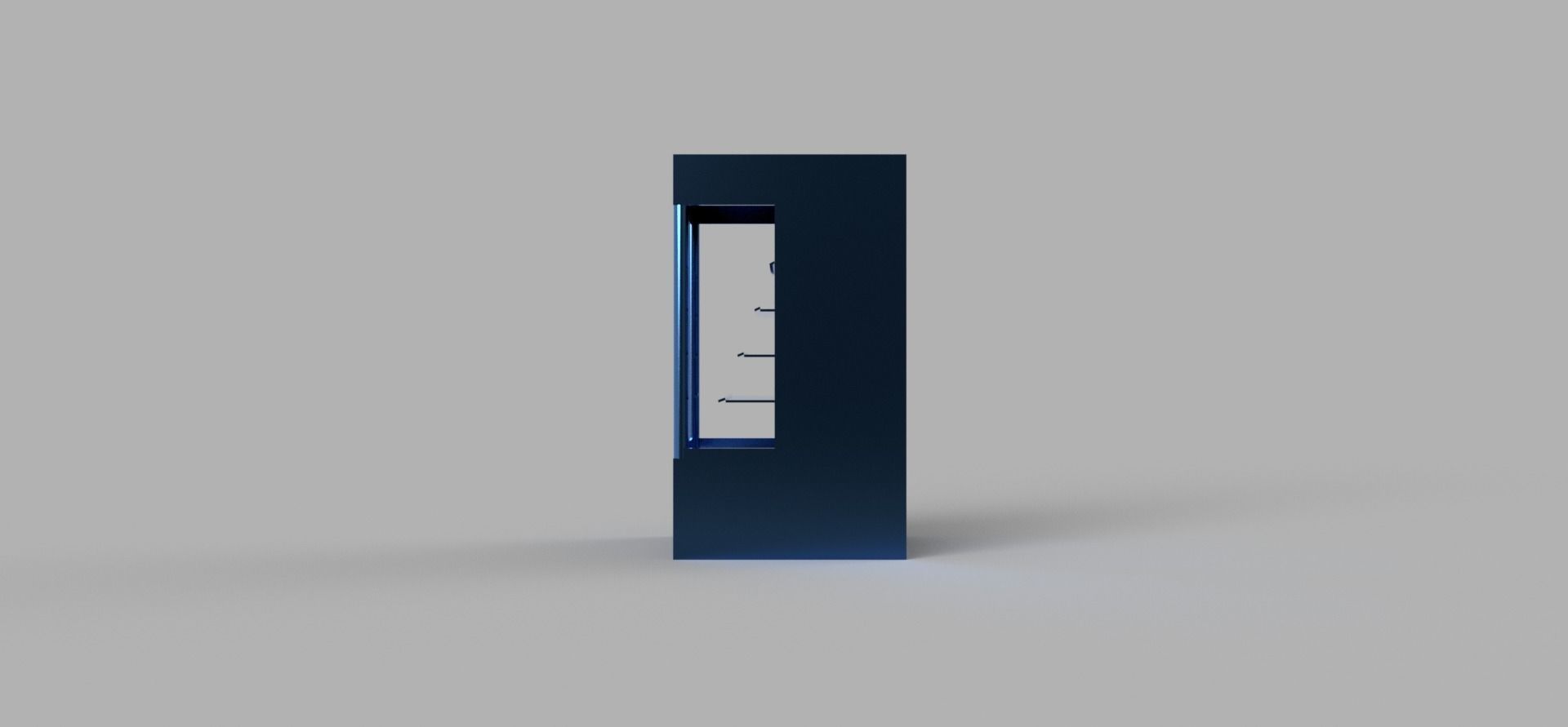 Cuoling Cool Air Curtain Cooler 3D model_2