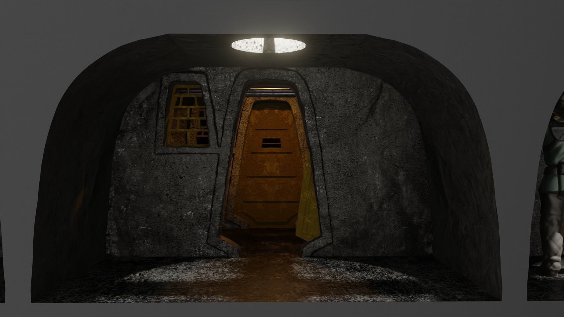 Jabbas Palace Basement Complete set 1-12 scale blackseries 3D Model Collection_12