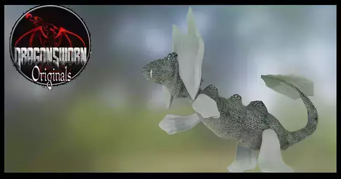 Malpod Lizard Low-poly 3D model