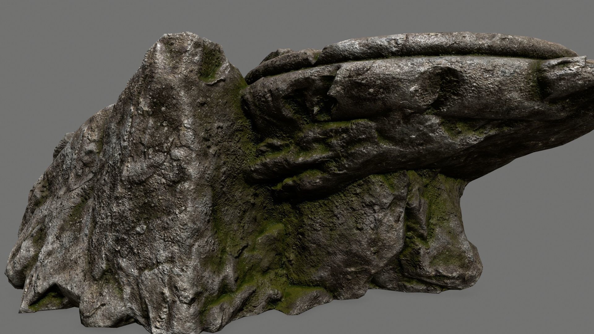 Ladder rock Low-poly 3D model_13