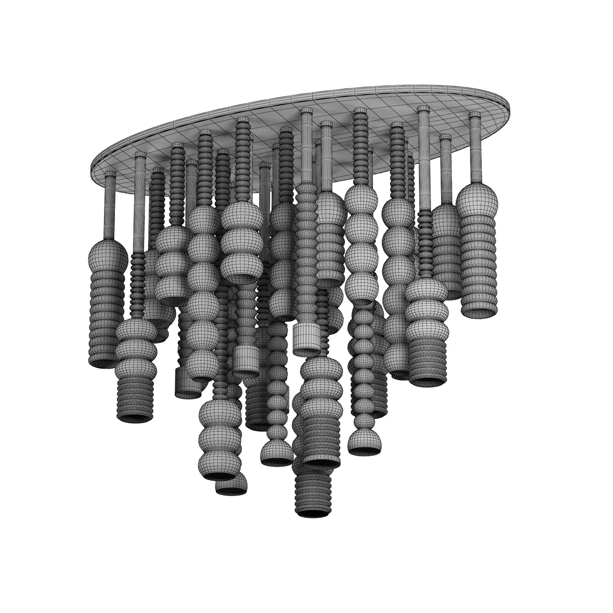 Praha Pendant 3D model_4