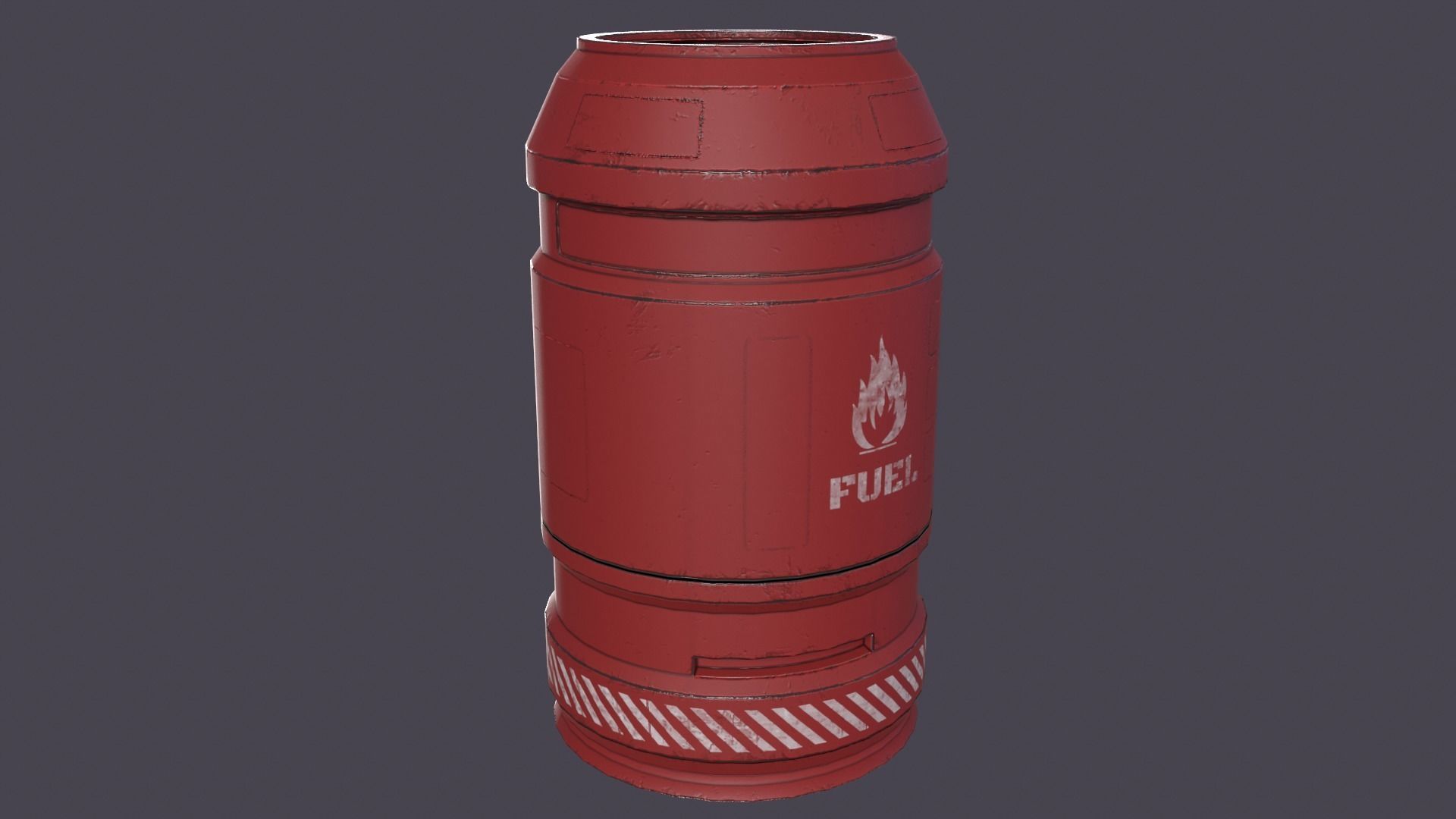 Sci-Fi Barrel Pack Low-poly 3D model_38