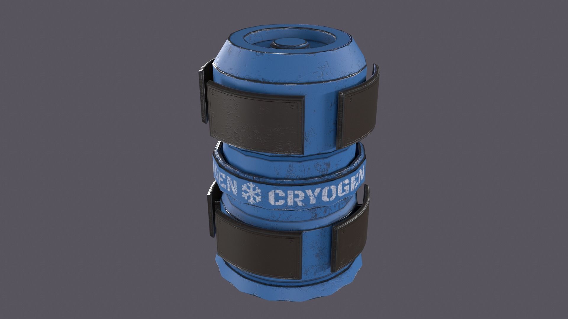 Sci-Fi Barrel Pack Low-poly 3D model_66