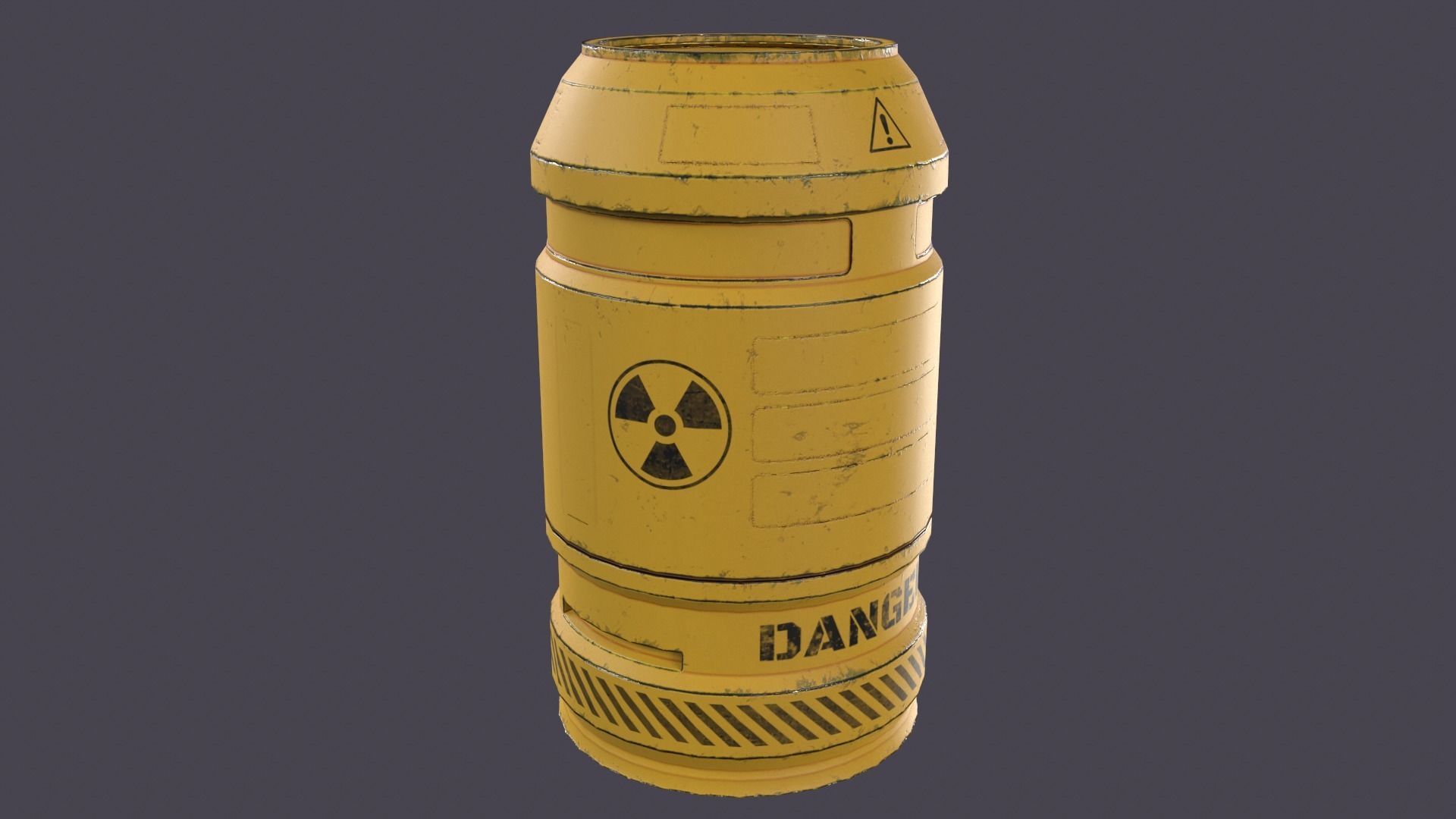 Sci-Fi Barrel Pack Low-poly 3D model_40