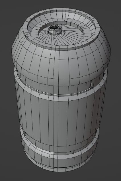 Sci-Fi Barrel Pack Low-poly 3D model_81