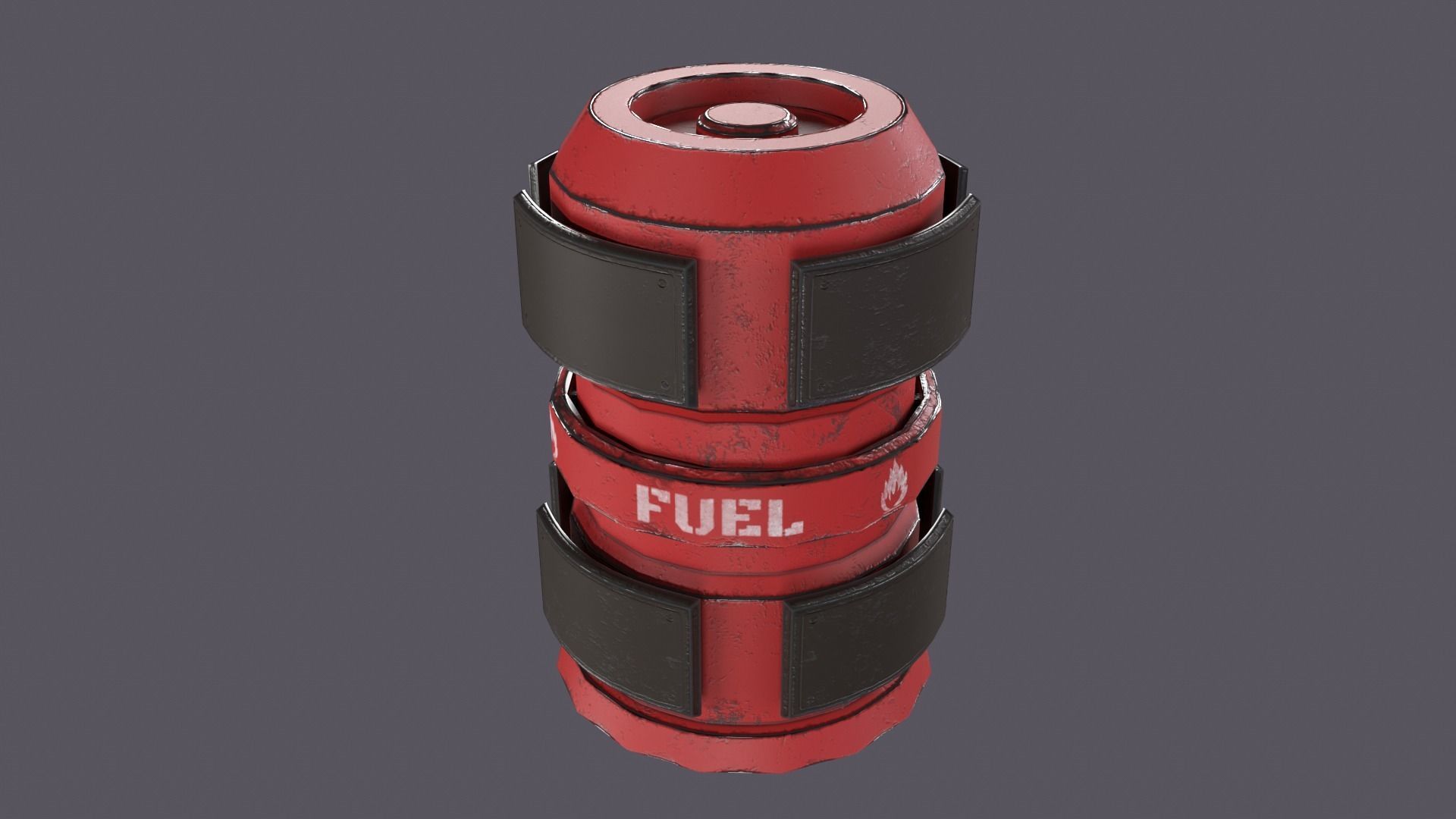 Sci-Fi Barrel Pack Low-poly 3D model_65
