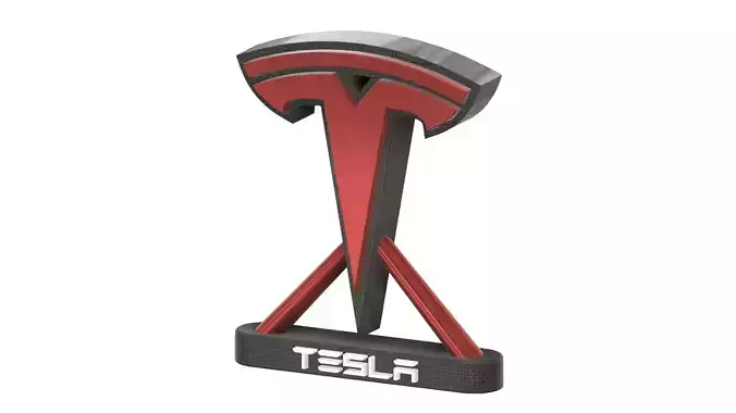 Tesla Logo 3D print model