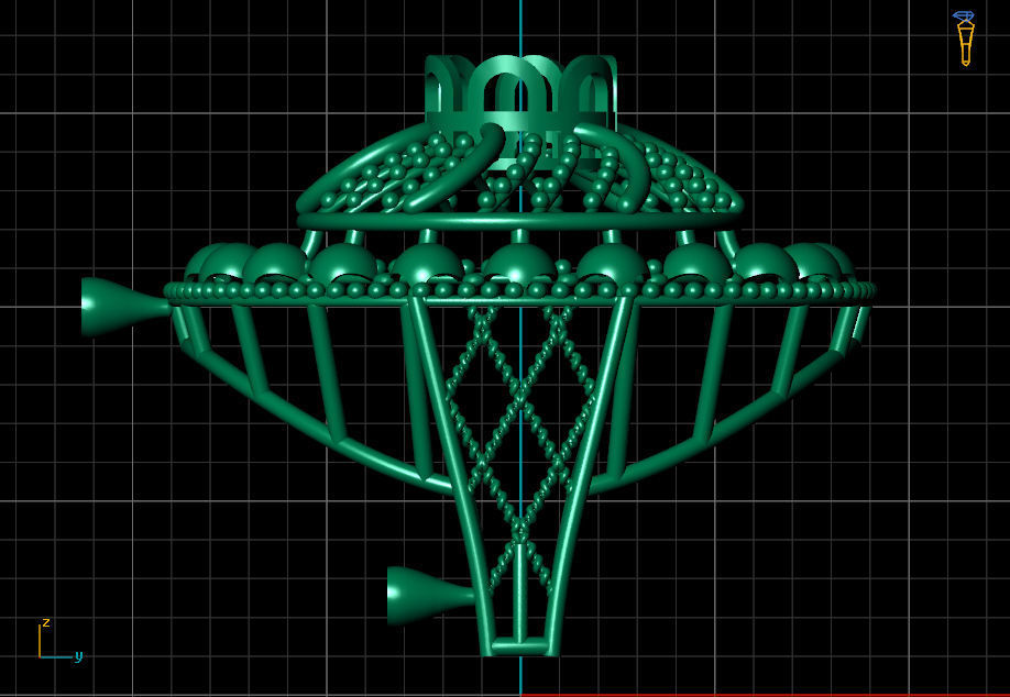 One Stone Ring  3D print model_2