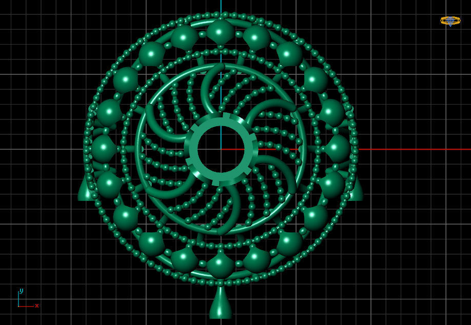 One Stone Ring  3D print model_4