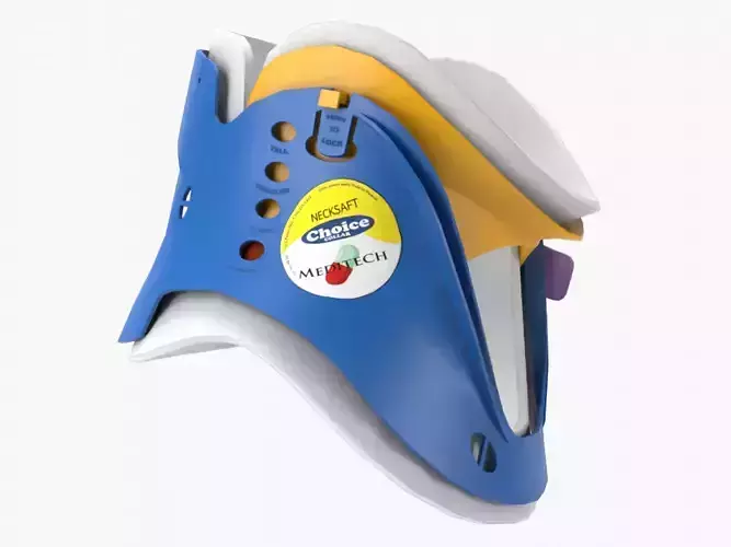 Cervical Collar Low-poly 3D model