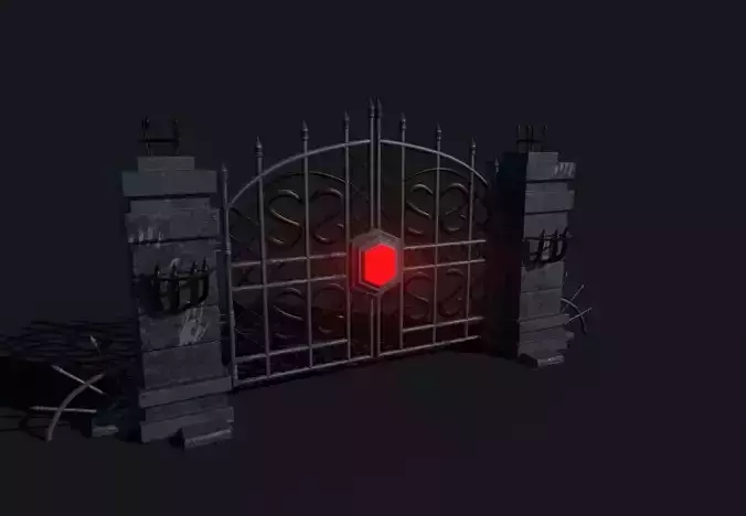 Horror 3D Gate 3D model