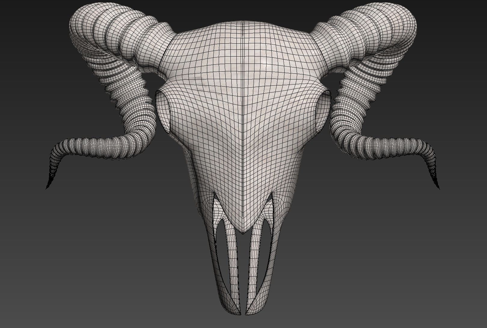 Ram Skull 3D model_10