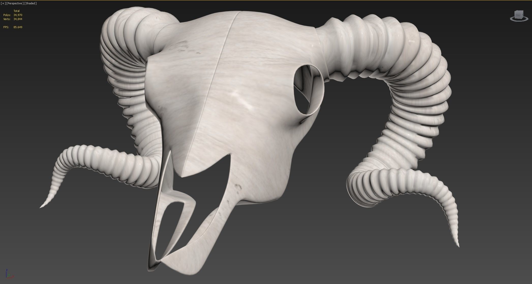 Ram Skull 3D model_17