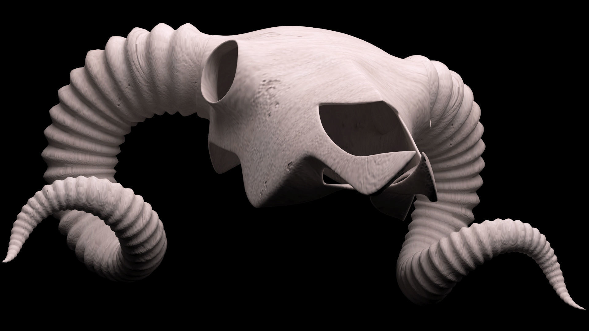 Ram Skull 3D model_11