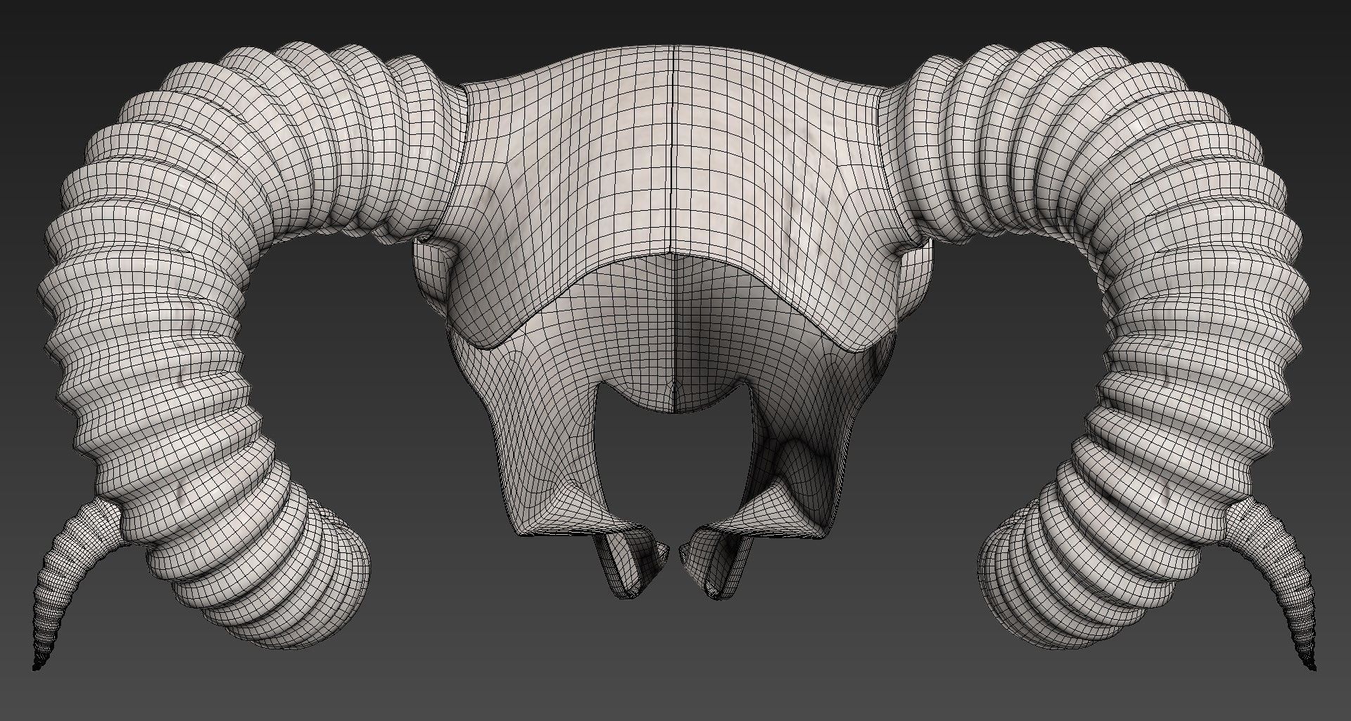 Ram Skull 3D model_16