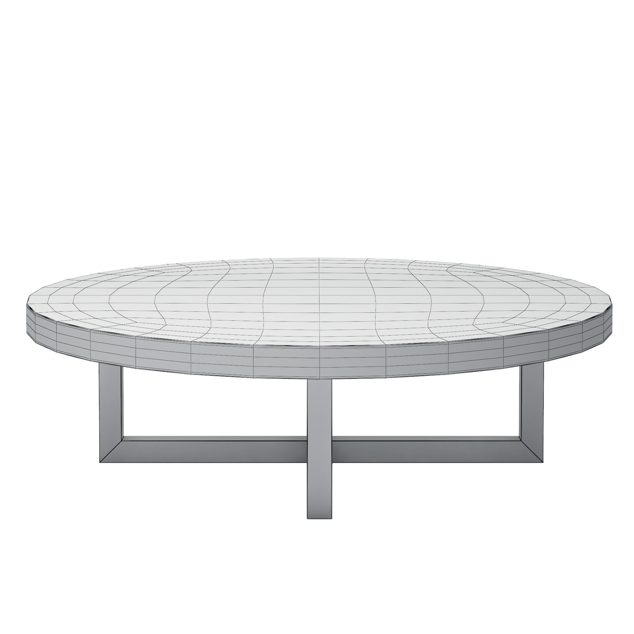 Heston Round Coffee Table 3D model_8