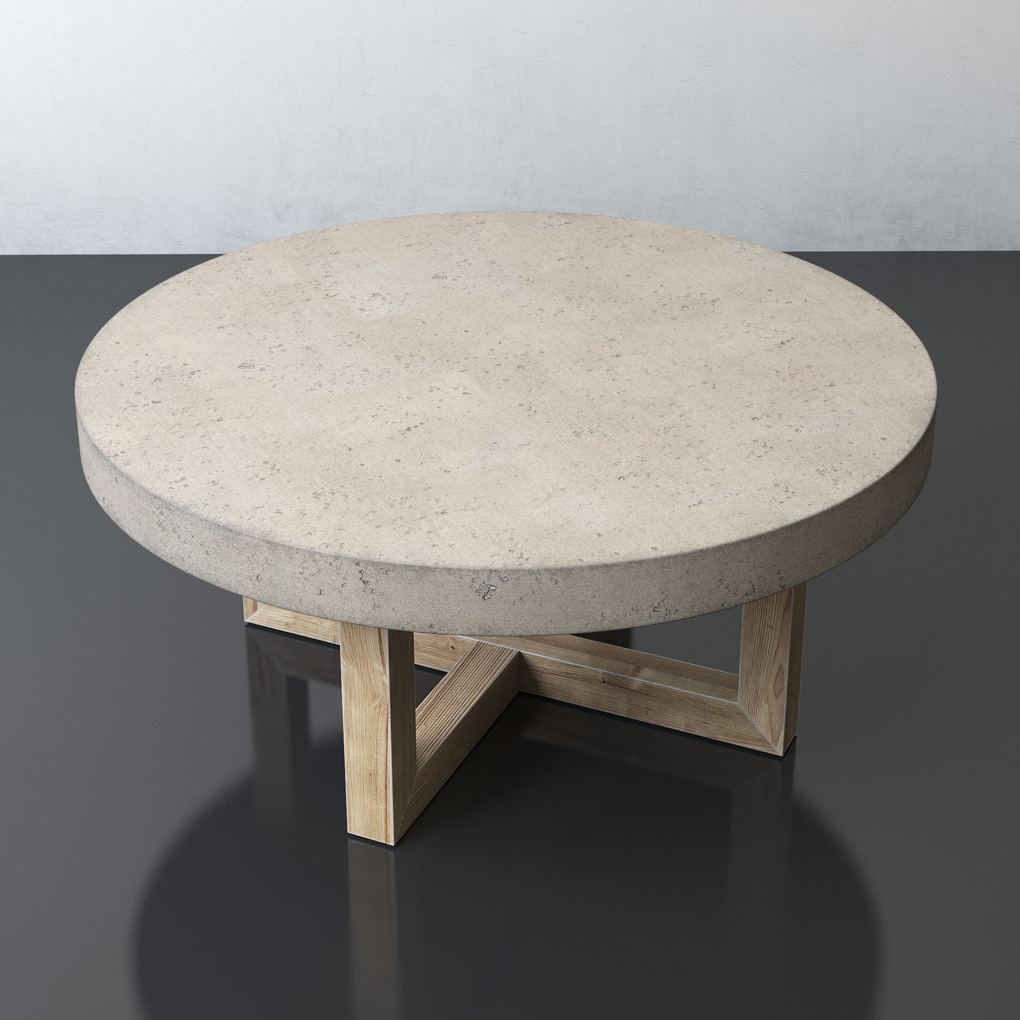 Heston Round Coffee Table 3D model_4