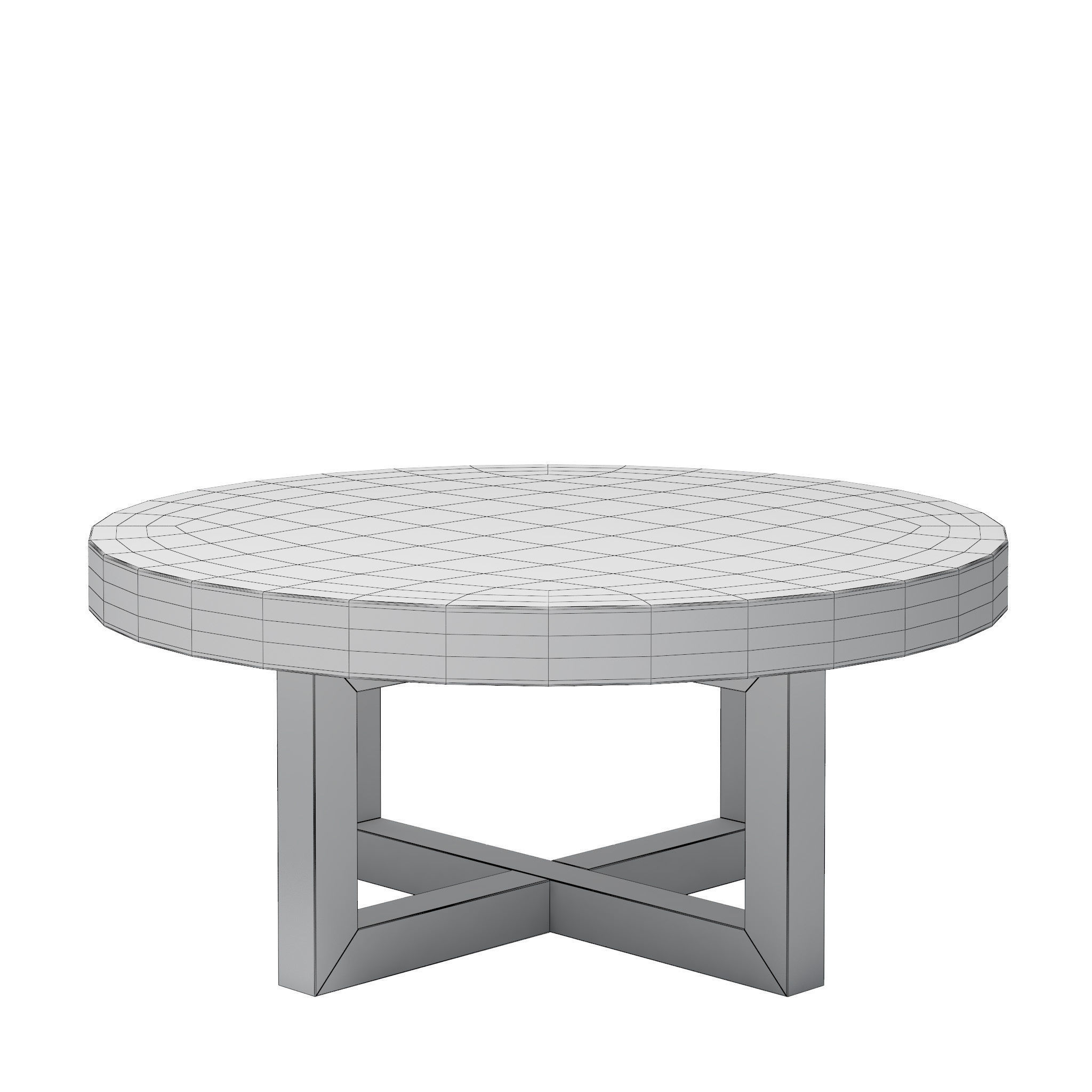 Heston Round Coffee Table 3D model_9