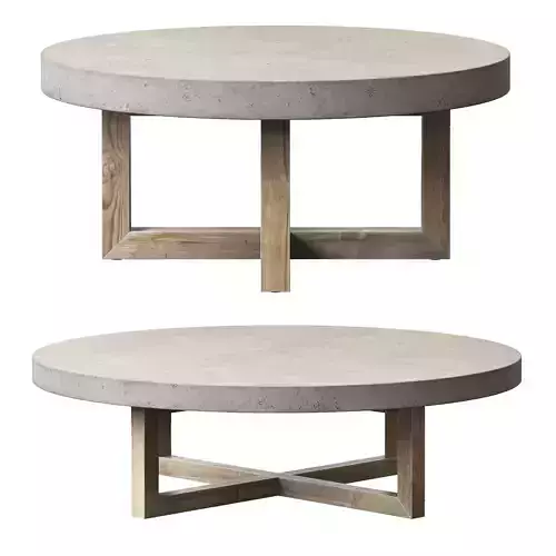 Heston Round Coffee Table 3D model