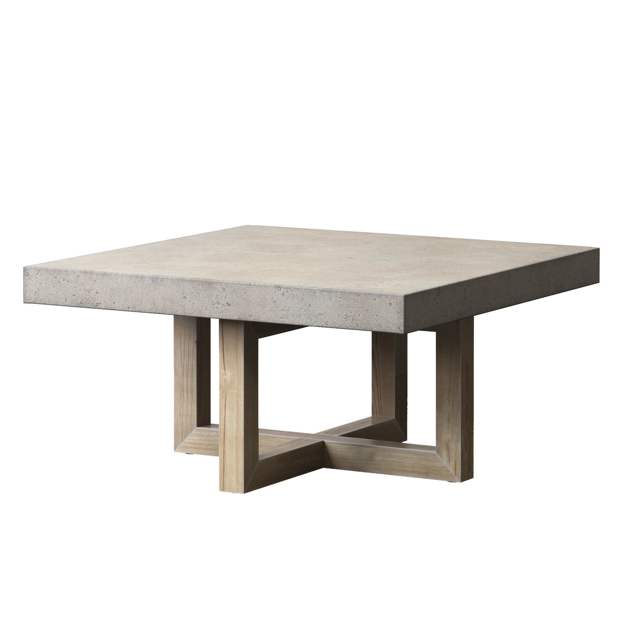 Heston Square Coffee Table 3D model_2