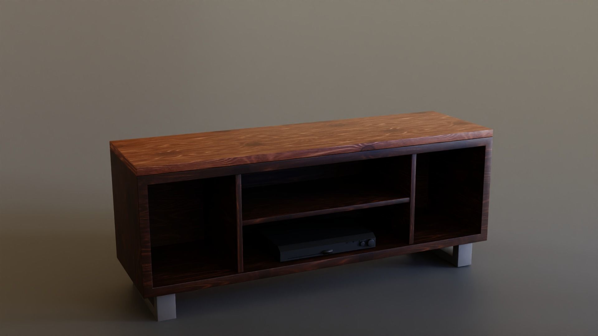 Tv Table 3D model_4