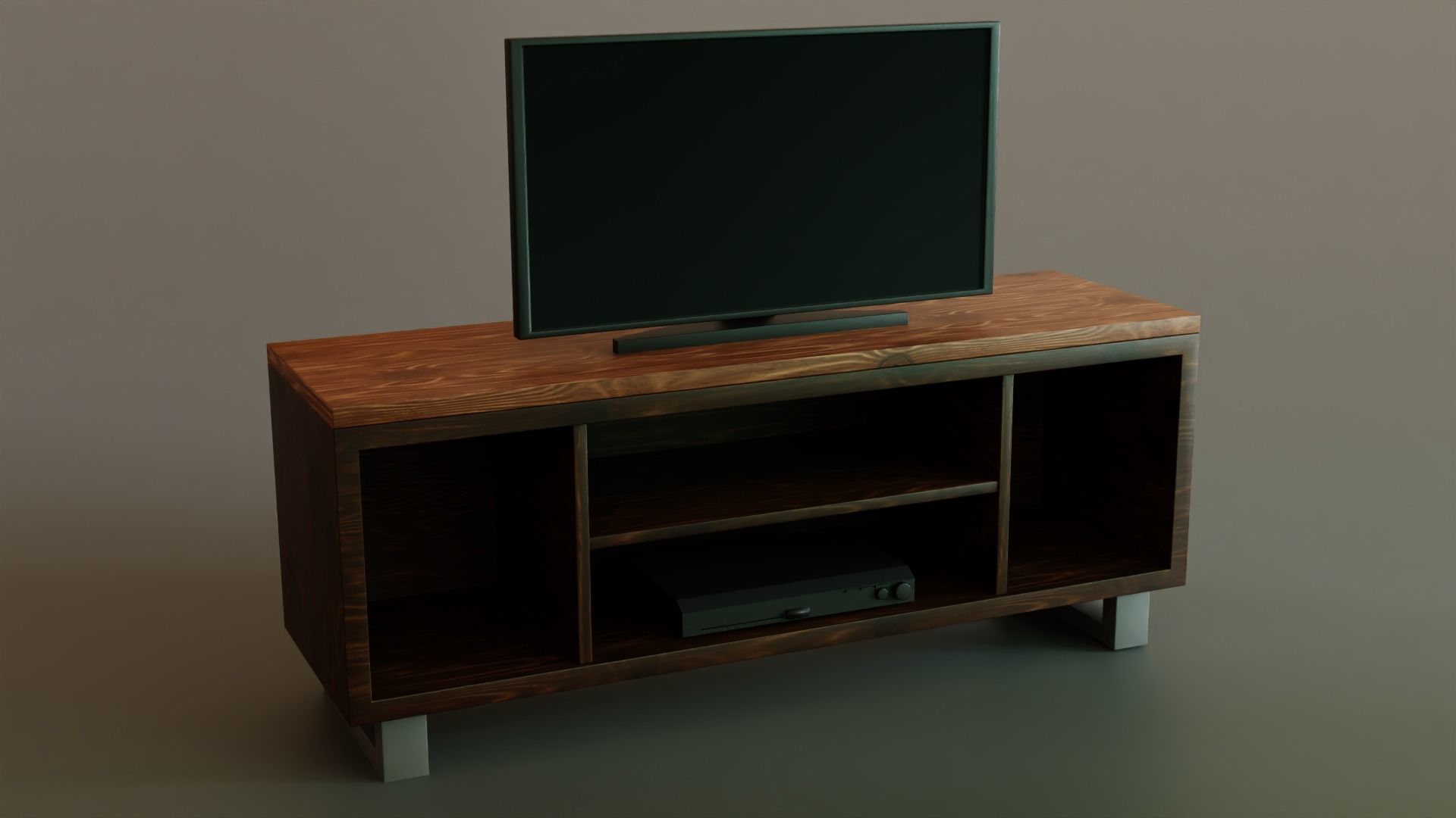 Tv Table 3D model_2