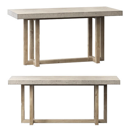 Heston Desk 3D model