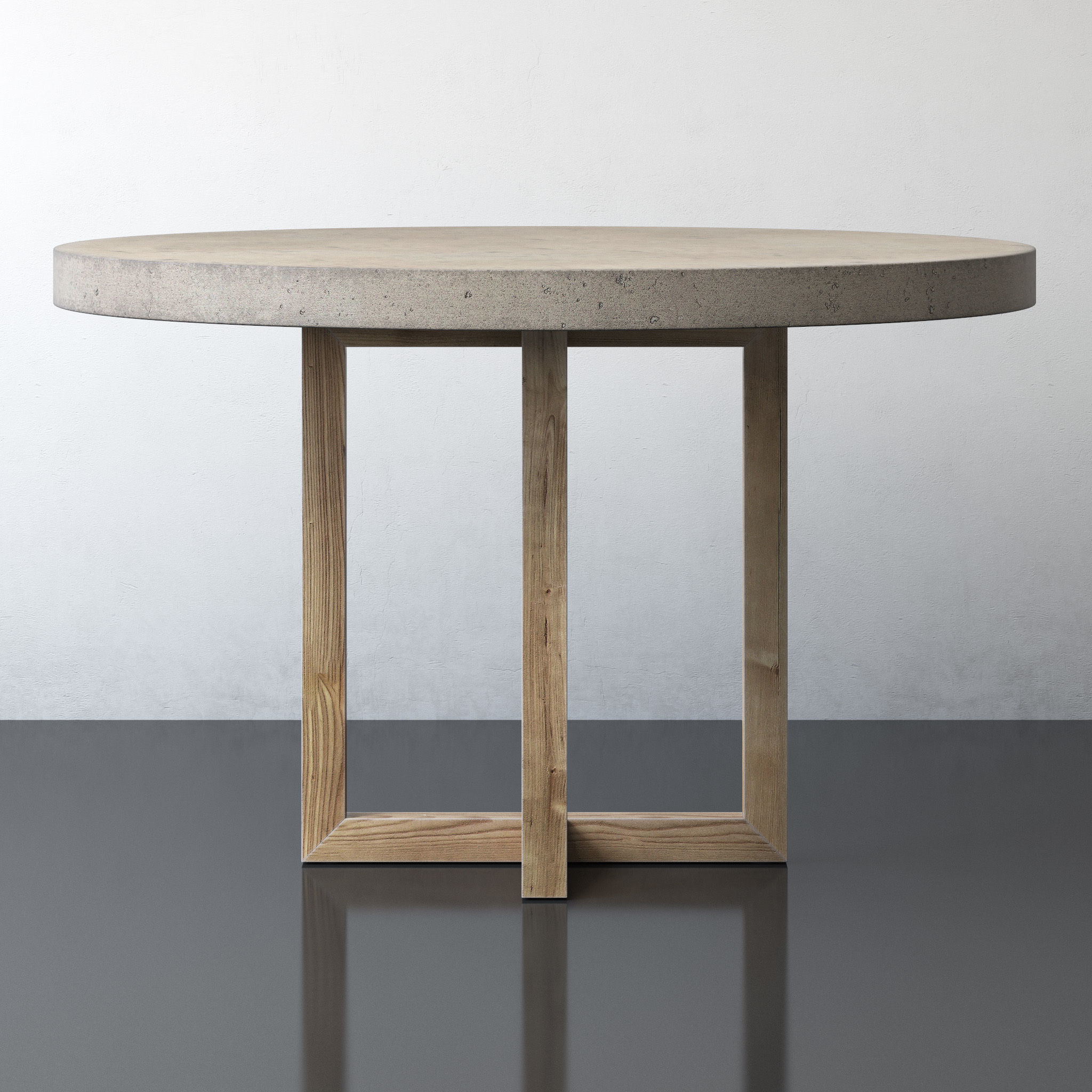 Heston Round Dining Table 3D model_7