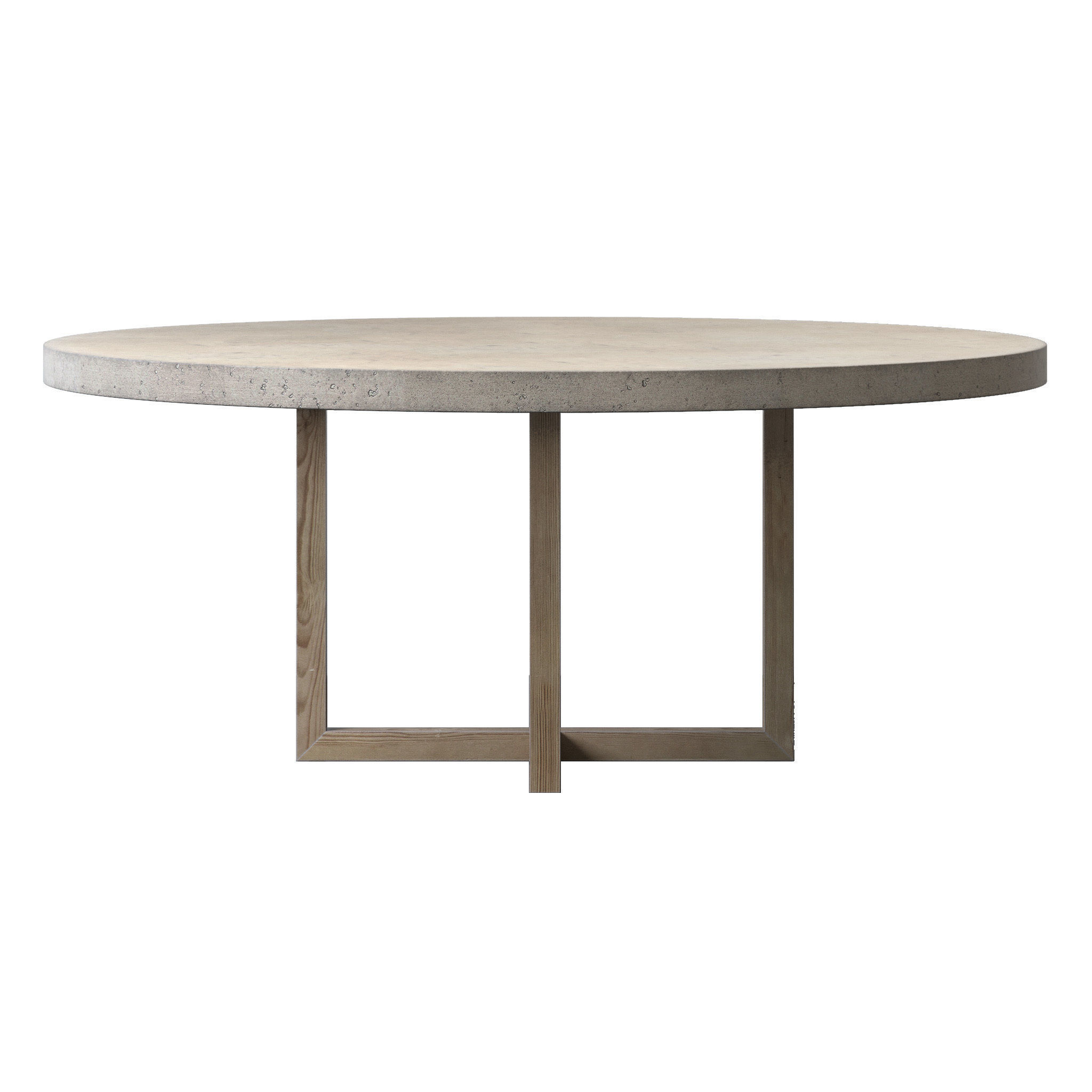 Heston Round Dining Table 3D model_5