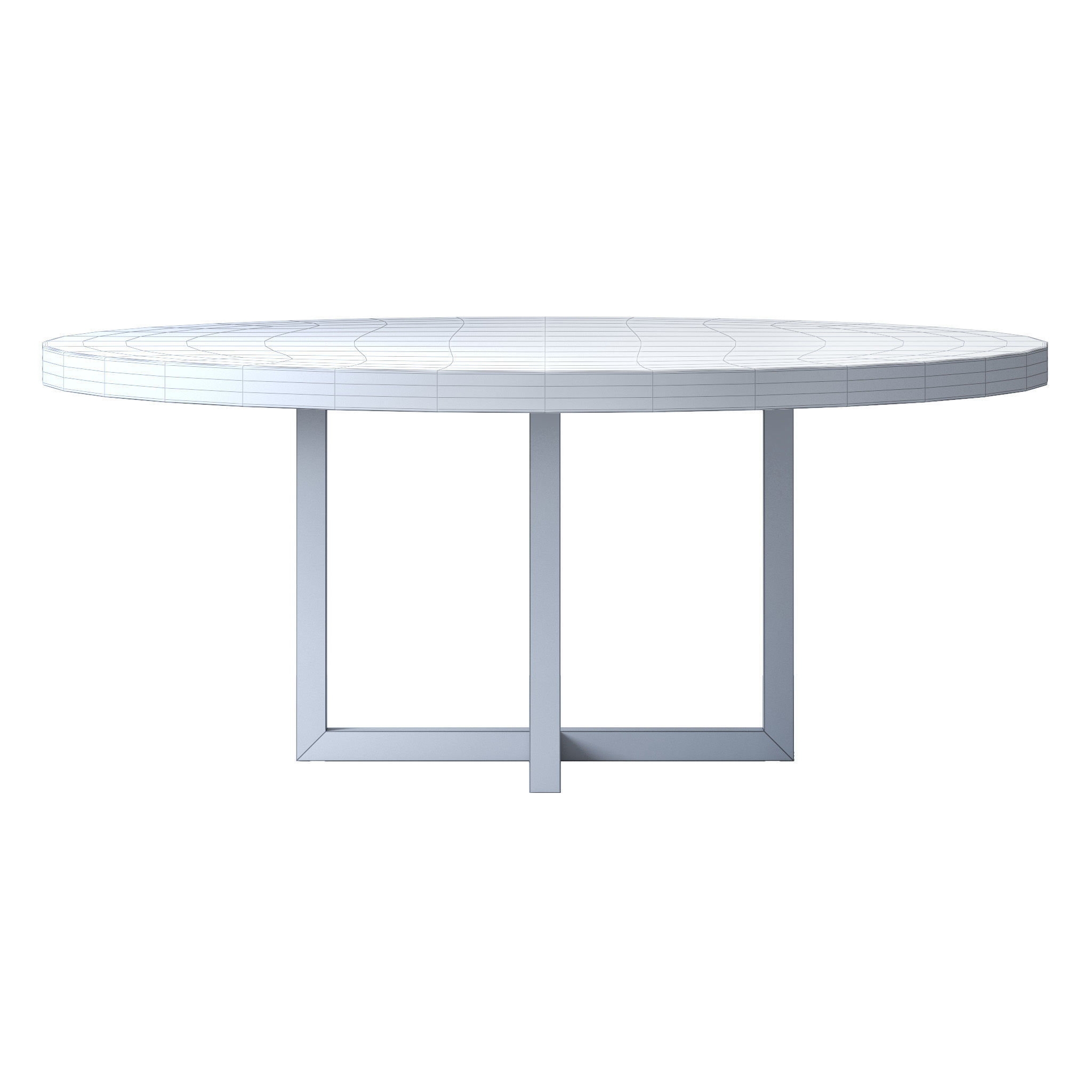 Heston Round Dining Table 3D model_13
