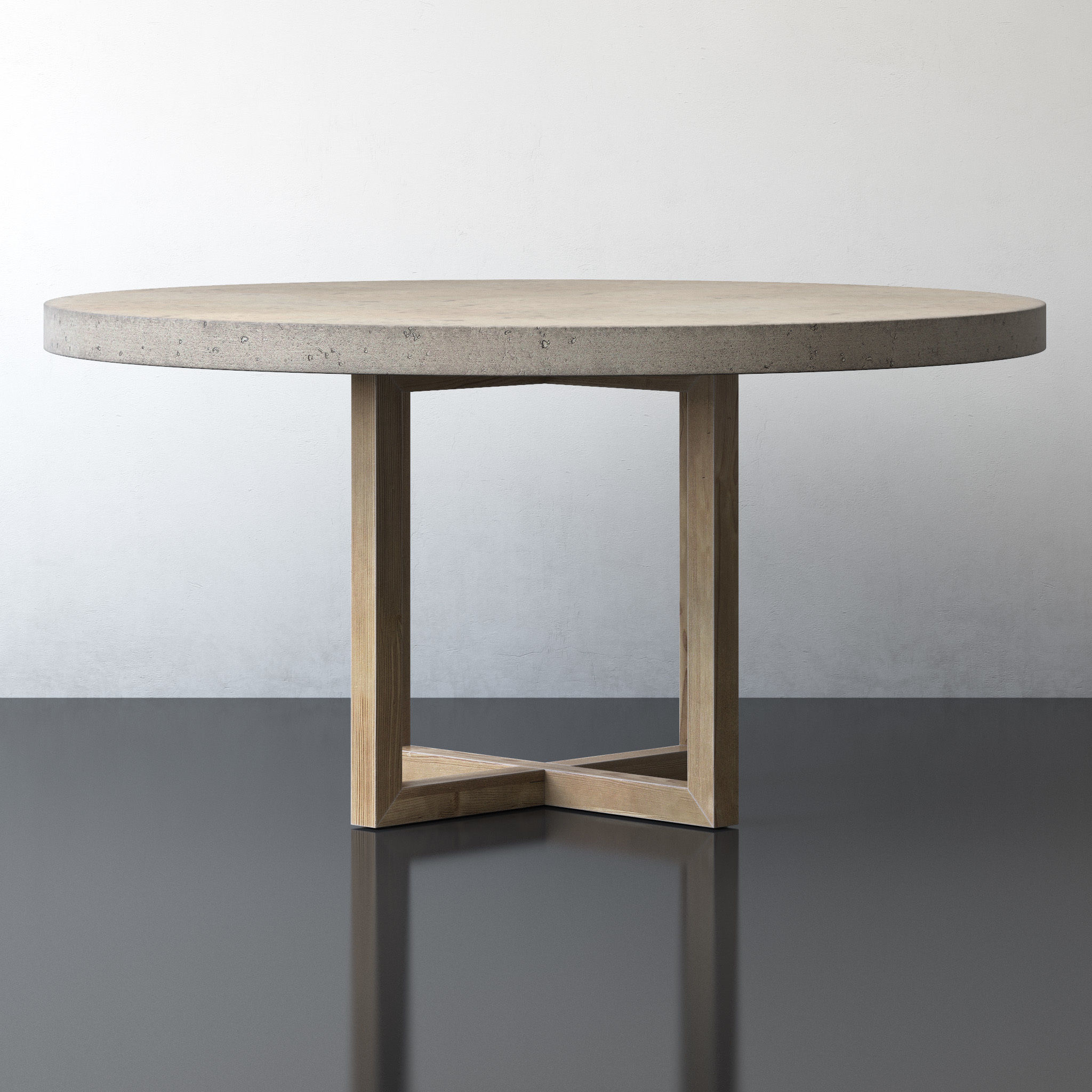 Heston Round Dining Table 3D model_10