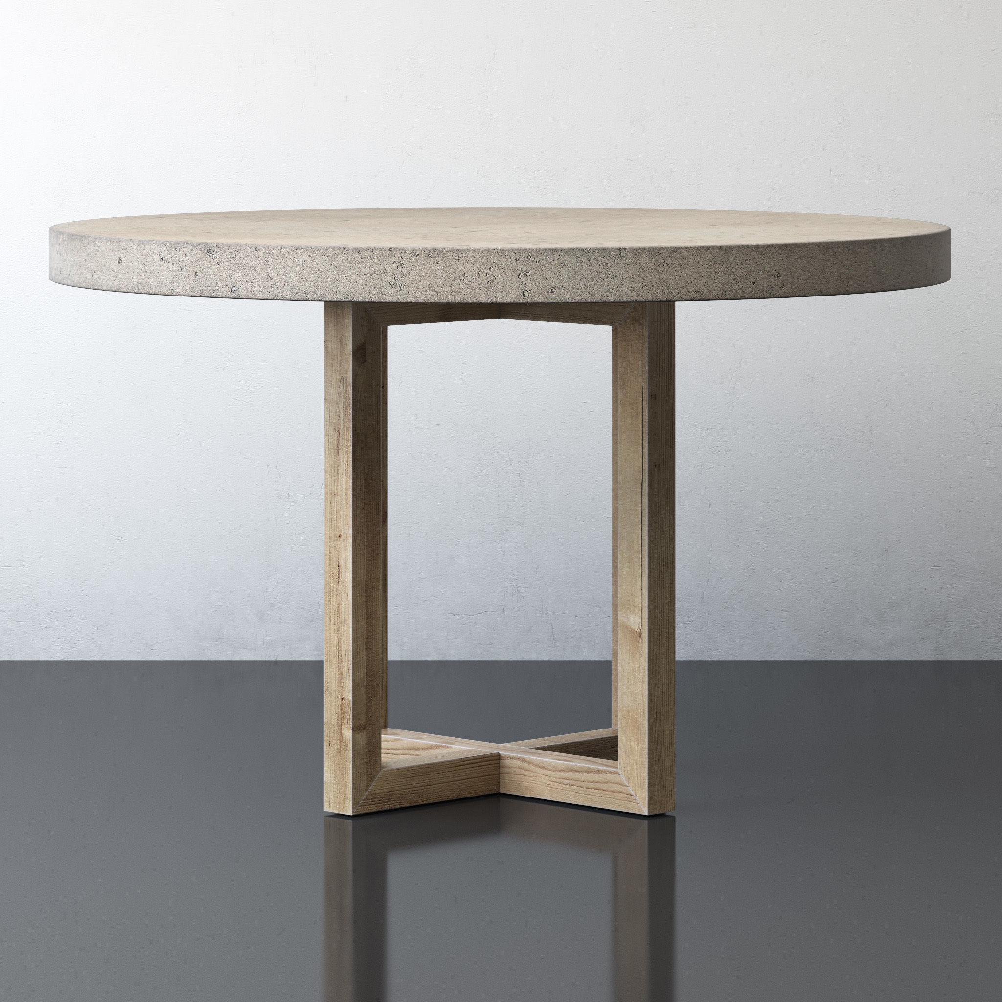 Heston Round Dining Table 3D model_8