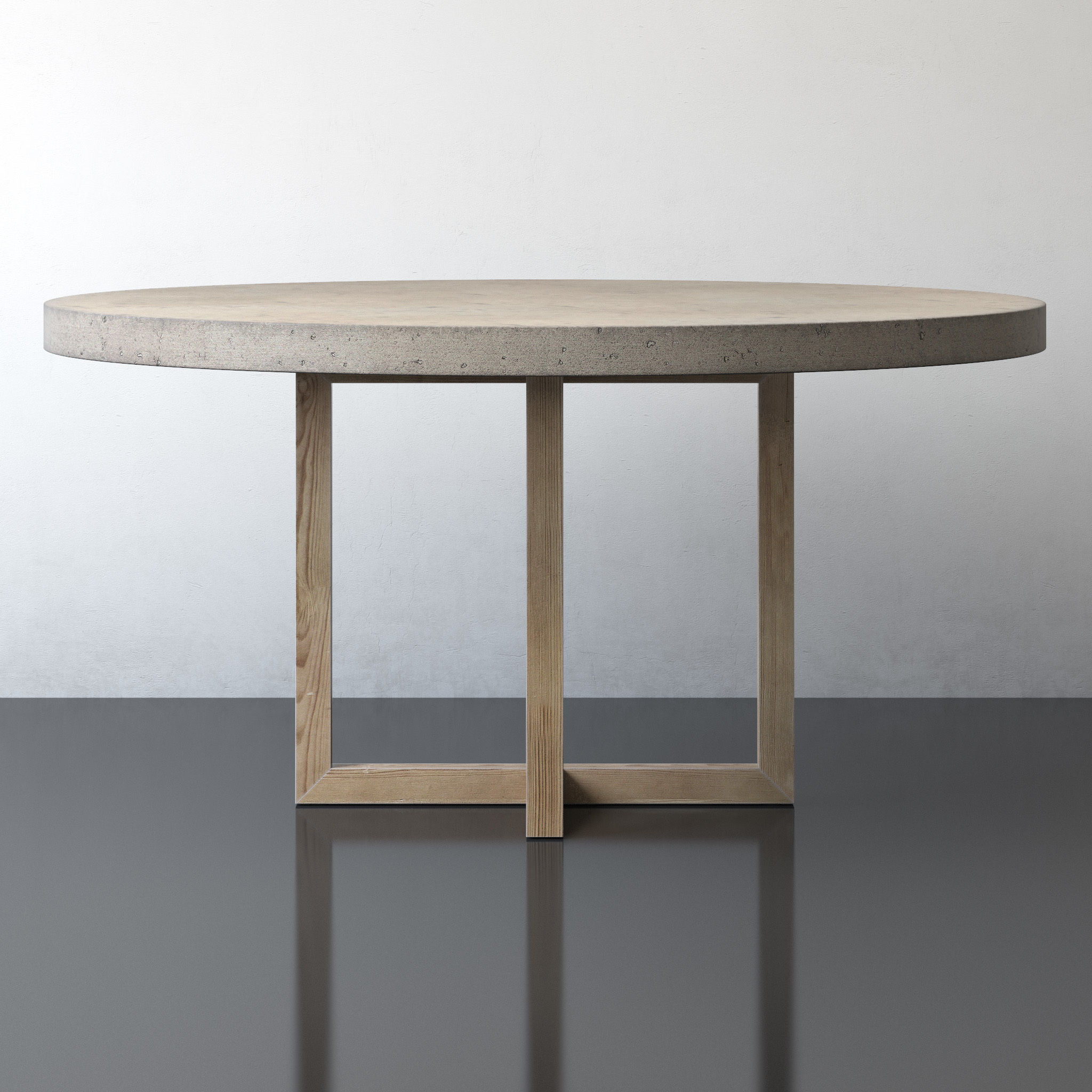 Heston Round Dining Table 3D model_9